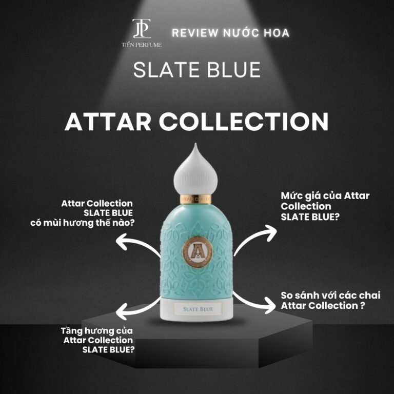 Review nước hoa Attar Collection SLATE BLUE _ Tiến Perfume