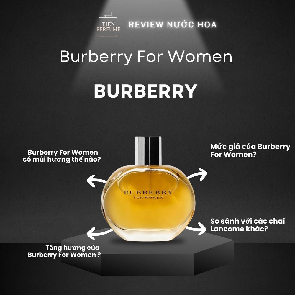 Review nước hoa Burberry For Women 1 Review nước hoa Burberry For Women _ Tiến Perfume