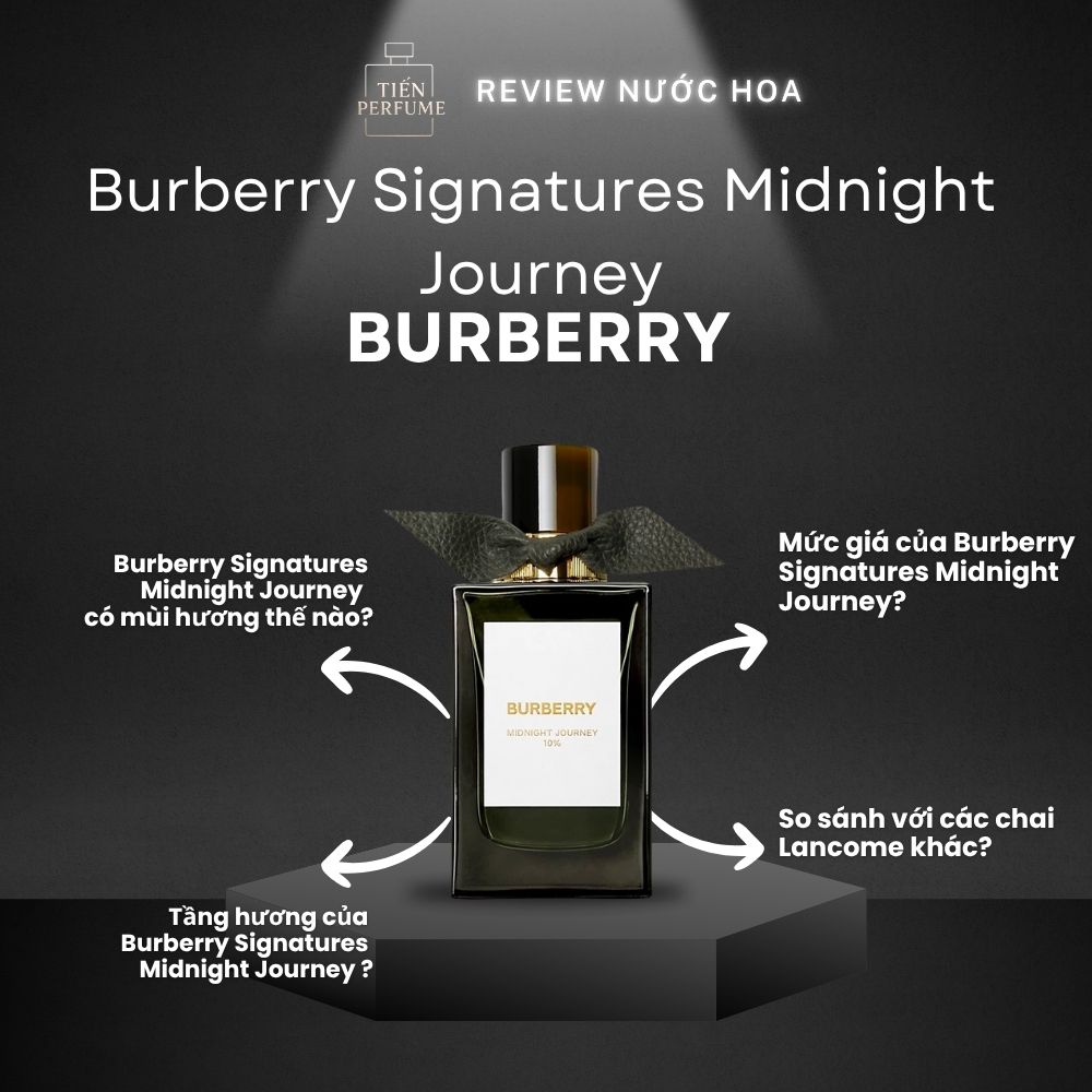 Review nước hoa Burberry Signatures Midnight Journey _ Tiến Perfume
