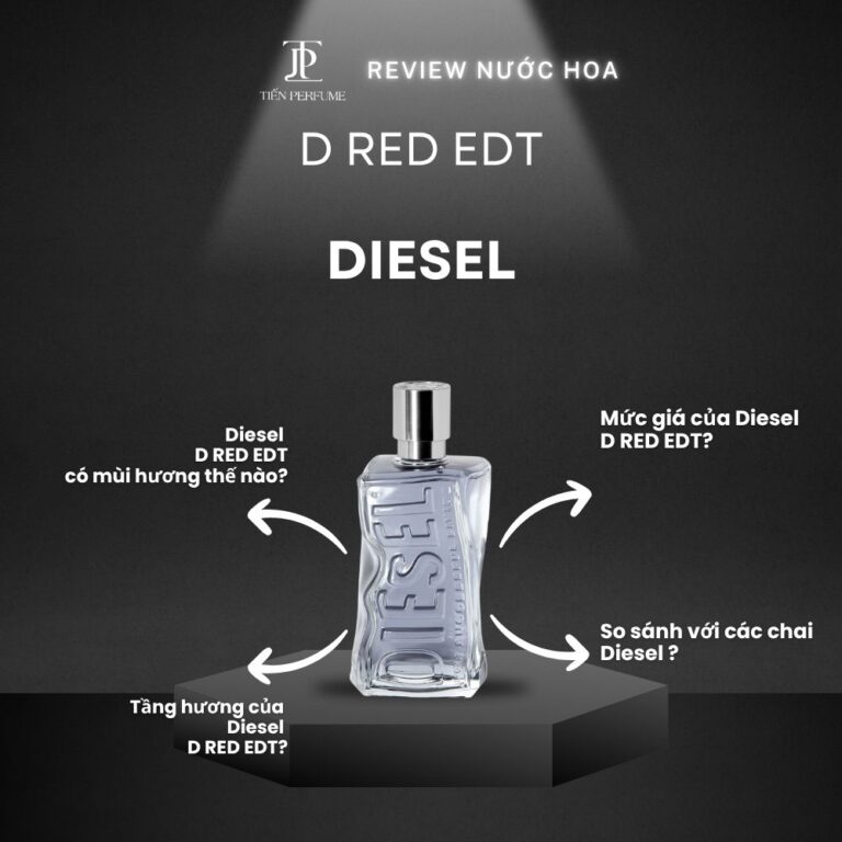 Review nước hoa Diesel D RED EDT _ Tiến Perfume