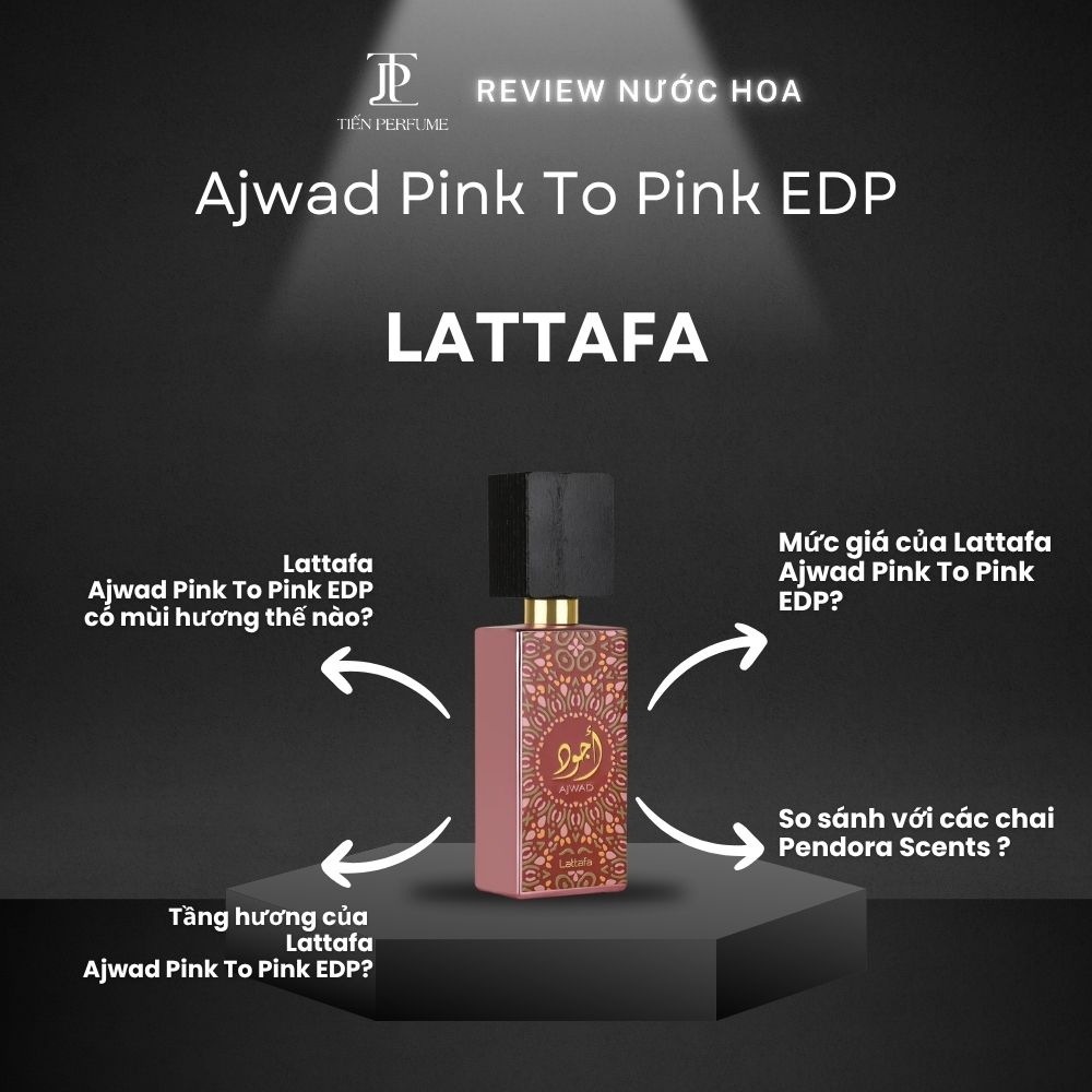 Review nước hoa Lattafa Ajwad Pink To Pink EDP 1 Review nước hoa Lattafa Ajwad Pink To Pink EDP _ Tiến Perfume