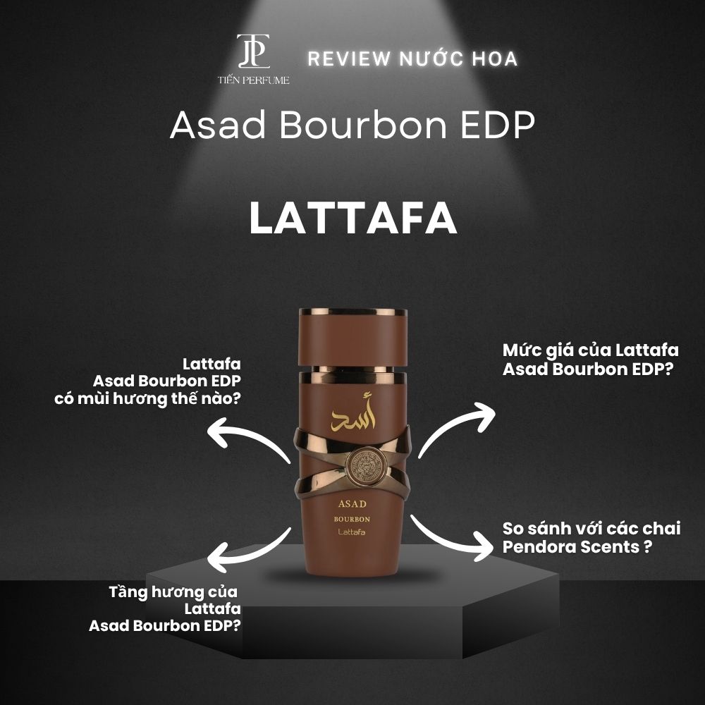 Review nước hoa Lattafa Asad Bourbon EDP _ Tiến Perfume
