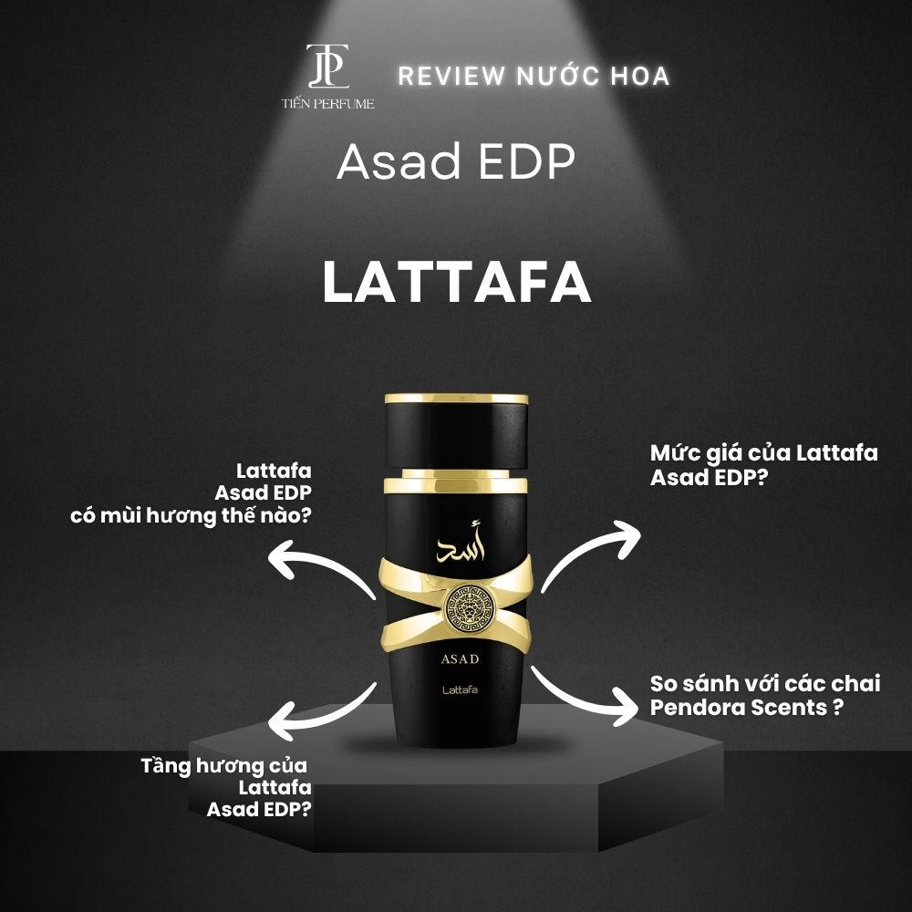 Review nước hoa Lattafa Asad EDP _ Tiến Perfume