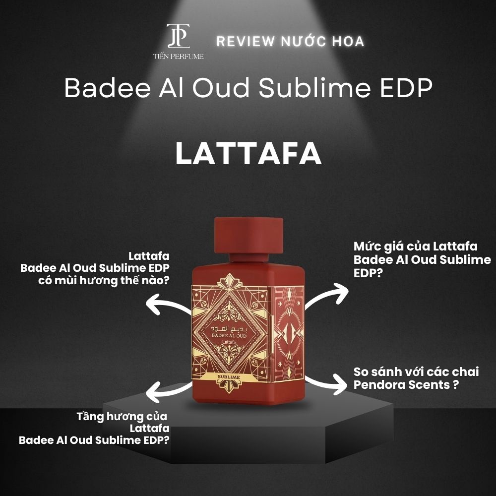 Review nước hoa Lattafa Badee Al Oud Sublime EDP 1 Review nước hoa Lattafa Badee Al Oud Sublime EDP _ Tiến Perfume