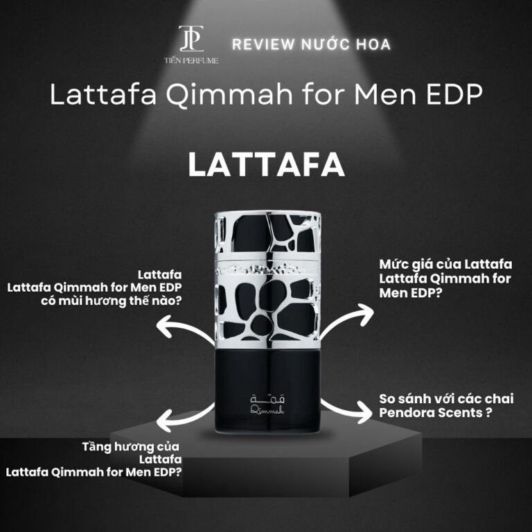 Review nước hoa Lattafa Lattafa Qimmah for Men EDP_ Tiến Perfume