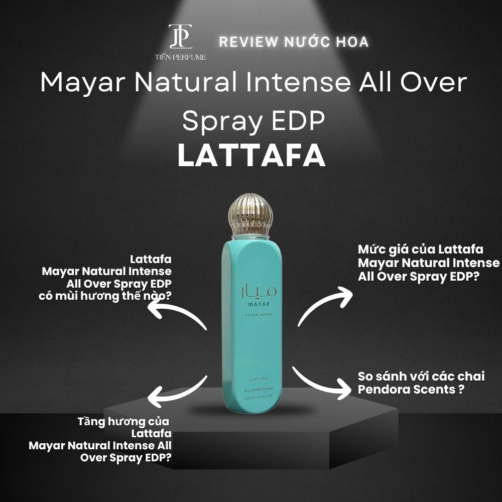 Review nước hoa Lattafa Mayar Natural Intense All Over Spray EDP 1 Review nước hoa Lattafa Mayar Natural Intense All Over Spray EDP_ Tiến Perfume