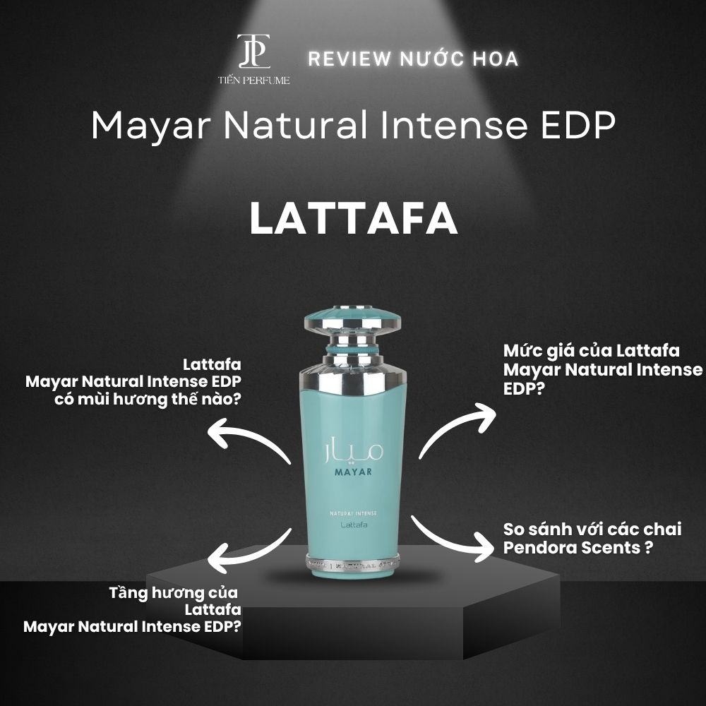 Review nước hoa Lattafa Mayar Natural Intense EDP 1 Review nước hoa Lattafa Mayar Natural Intense EDP _ Tiến Perfume