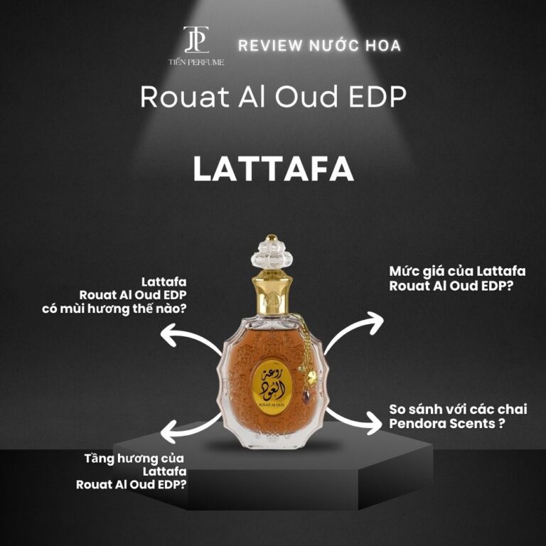 Review nước hoa Lattafa Rouat Al Oud EDP _ Tiến Perfume