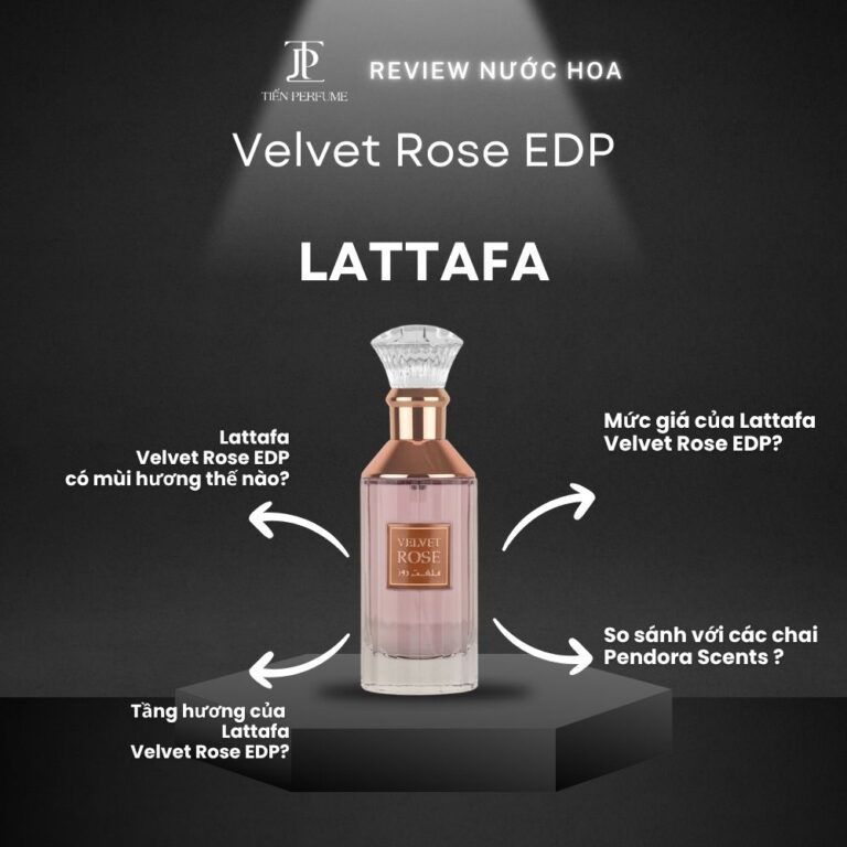 Review nước hoa Lattafa Velvet Rose EDP _ Tiến Perfume