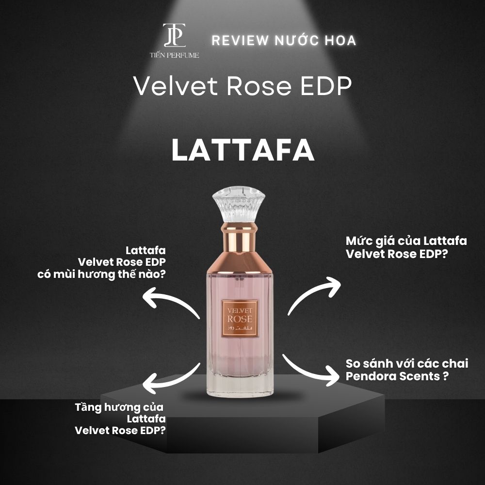 Review nước hoa Lattafa Velvet Rose EDP _ Tiến Perfume