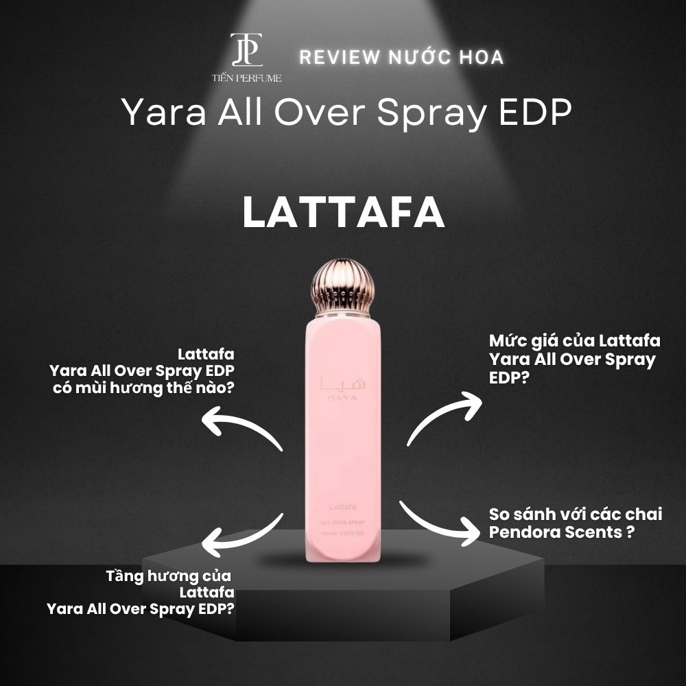 Review nước hoa Lattafa Yara All Over Spray EDP _ Tiến Perfume