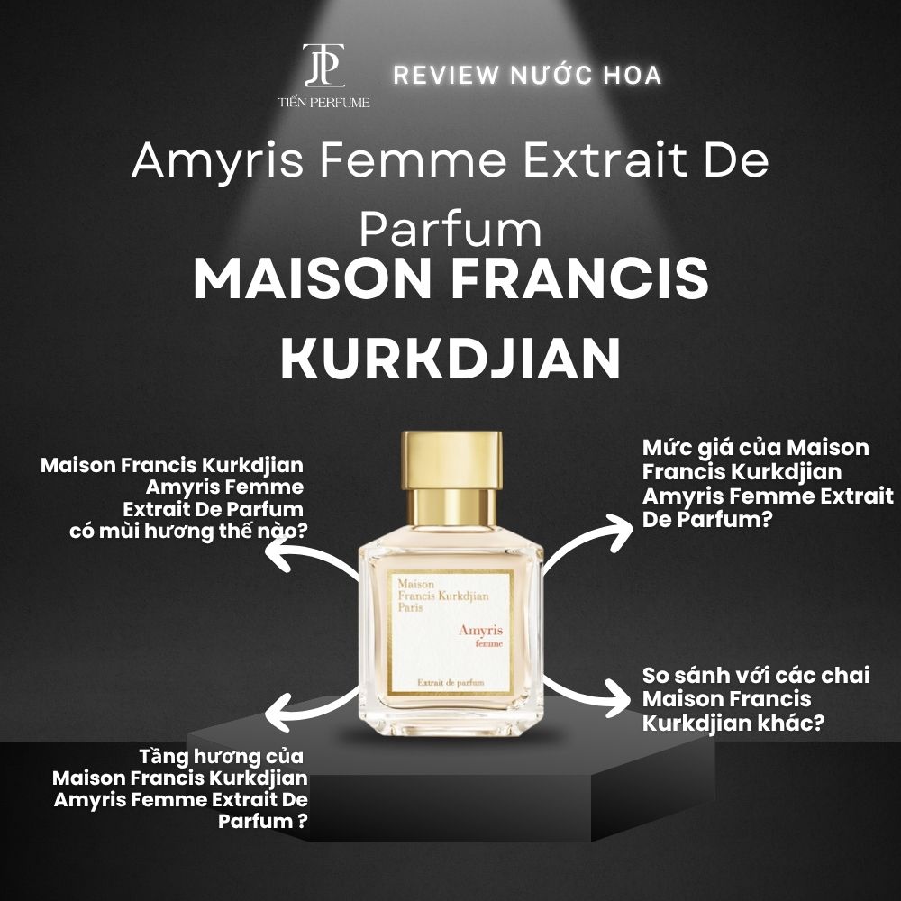 Review nước hoa Maison Francis Kurkdjian Amyris Femme Extrait De Parfum 1 Review nước hoa Maison Francis Kurkdjian Amyris Femme Extrait De Parfum _ Tiến Perfume