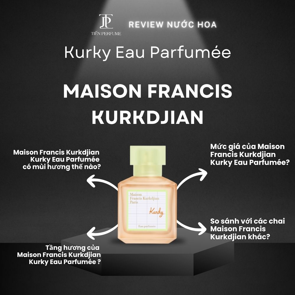 Review nước hoa Maison Francis Kurkdjian Kurky Eau Parfumée 1 Review nước hoa Maison Francis Kurkdjian Kurky Eau Parfumée _ Tiến Perfume