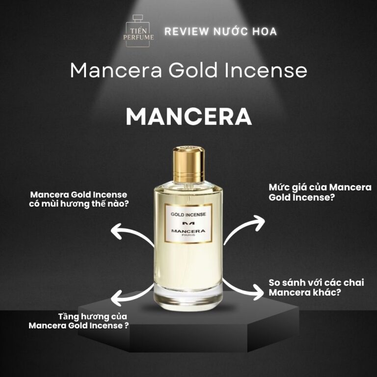 Review nước hoa Mancera Gold Incense _ Tiến Perfume