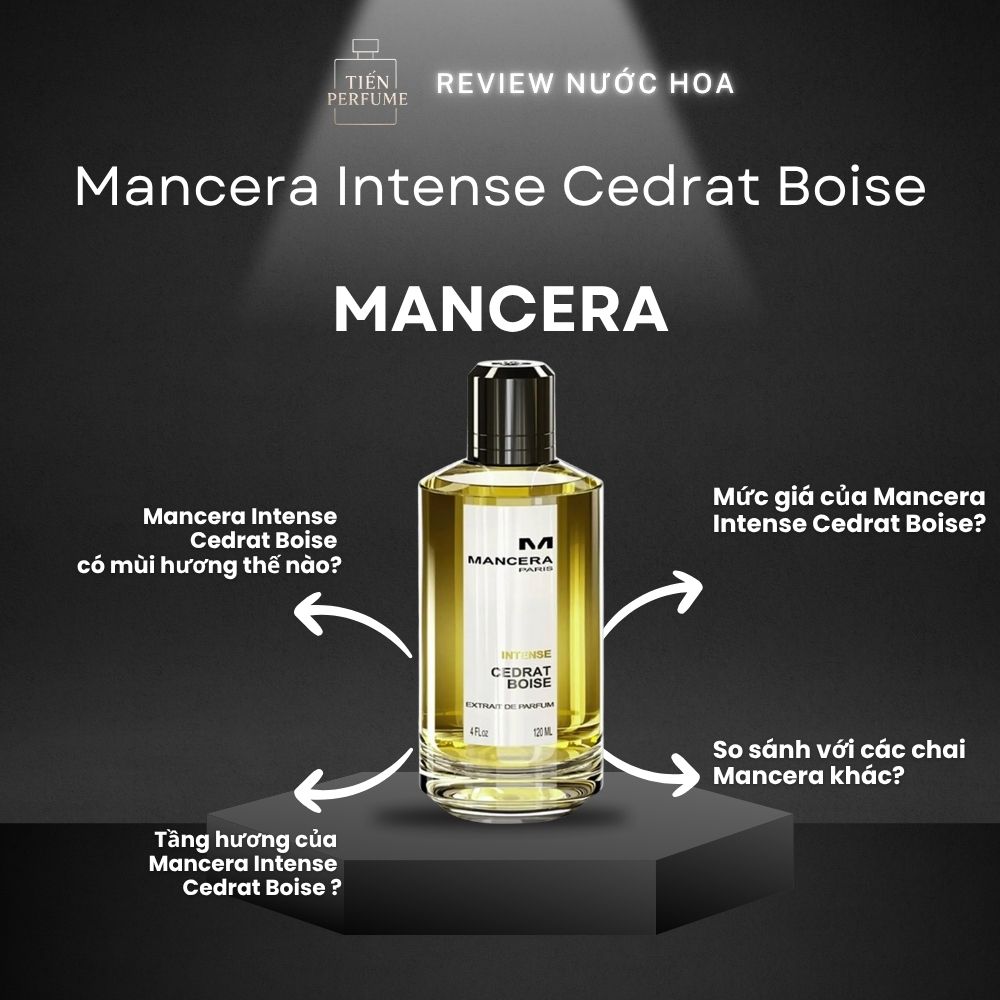 Review nước hoa Mancera Intense Cedrat Boise 1 Review nước hoa Mancera Intense Cedrat Boise _ Tiến Perfume