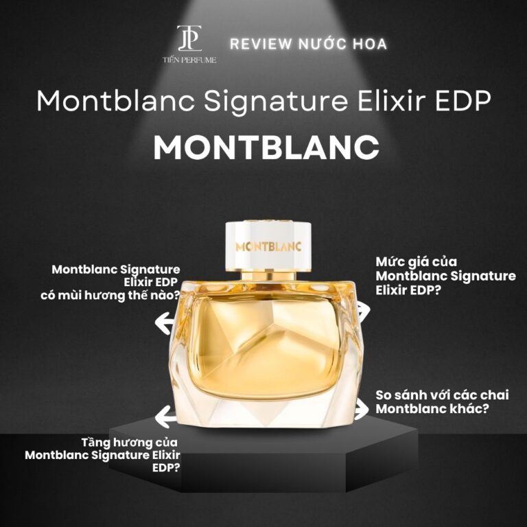 Review nước hoa Montblanc Signature Elixir EDP _ Tiến Perfume