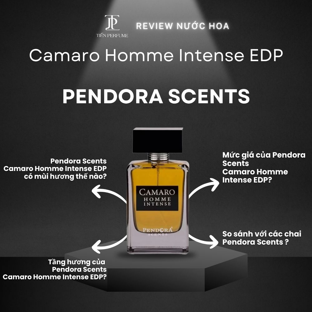 Review nước hoa Pendora Scents Camaro Homme Intense EDP 1 Review nước hoa Pendora Scents Camaro Homme Intense EDP _ Tiến Perfume