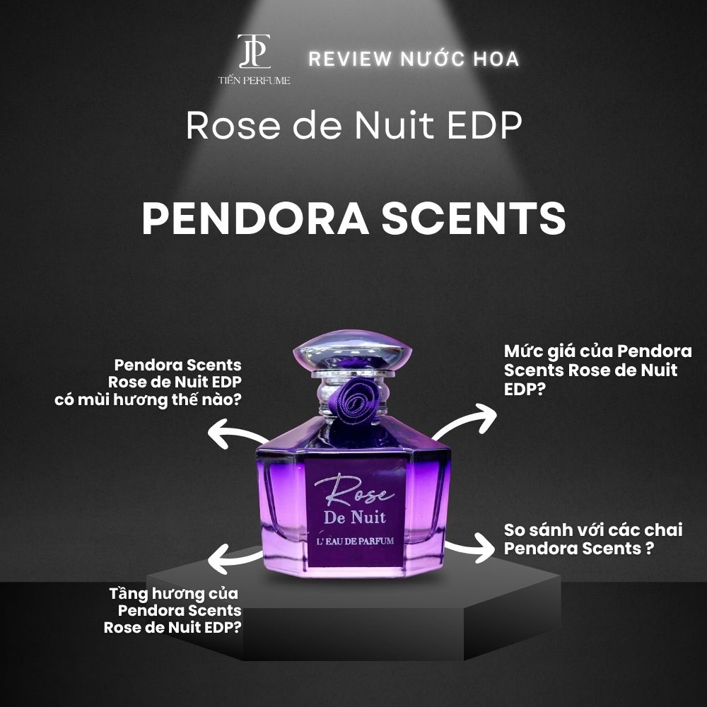 Review nước hoa Pendora Scents Rose de Nuit EDP 1 Review nước hoa Pendora Scents Rose de Nuit EDP _ Tiến Perfume