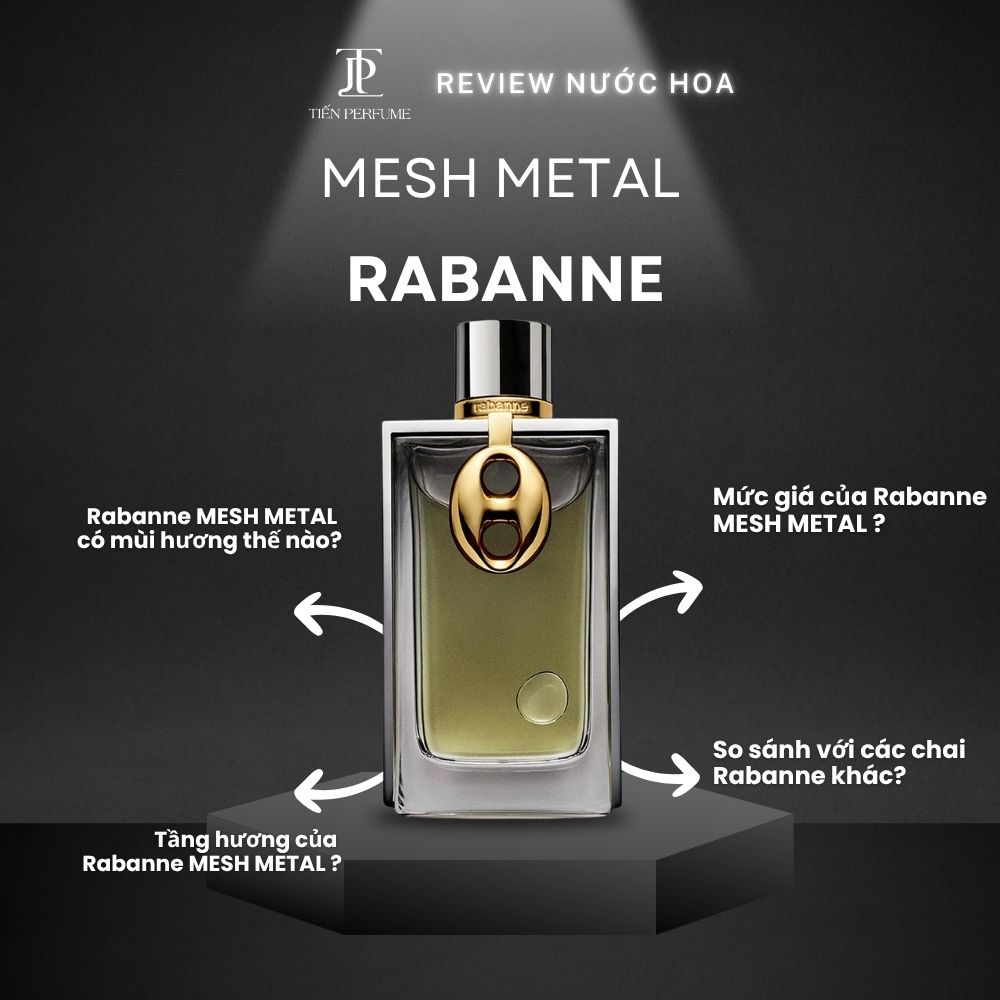 Review nước hoa Rabanne MESH METAL _ Tiến Perfume