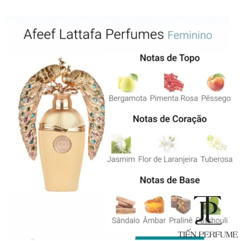 Lattafa Afeef EDP 100ml 22 Tầng hương Lattafa Afeef EDP 100ml _ Nước hoa con công _ Tiến Perfume