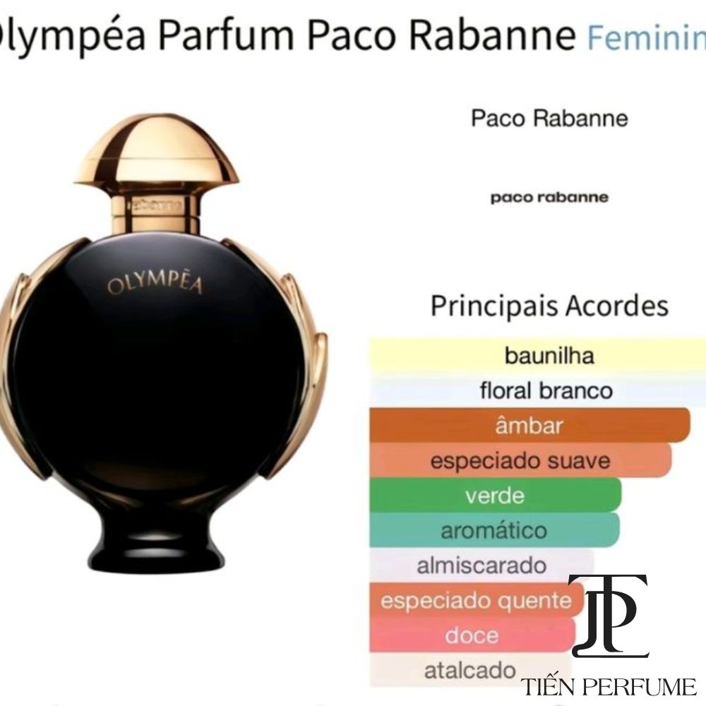 Paco Rabanne Olympéa Parfum 80ml 6 Tầng hương Paco Rabanne Olympéa Parfum 80ml _ Tiến Perfume