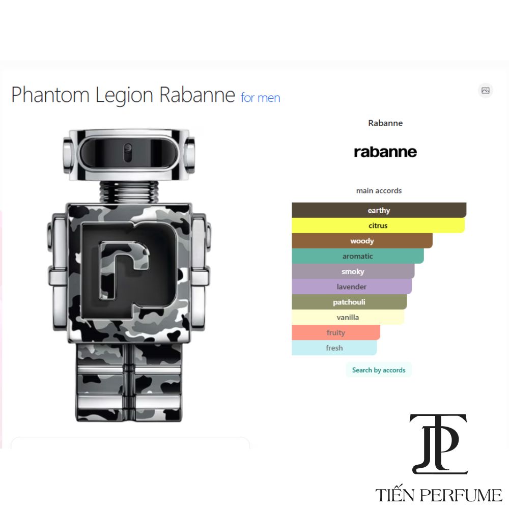 Paco Rabanne Phantom Legion EDT 100ml 2 Tầng hương Paco Rabanne Phantom Legion EDT 100ml _ Tiến Perfume