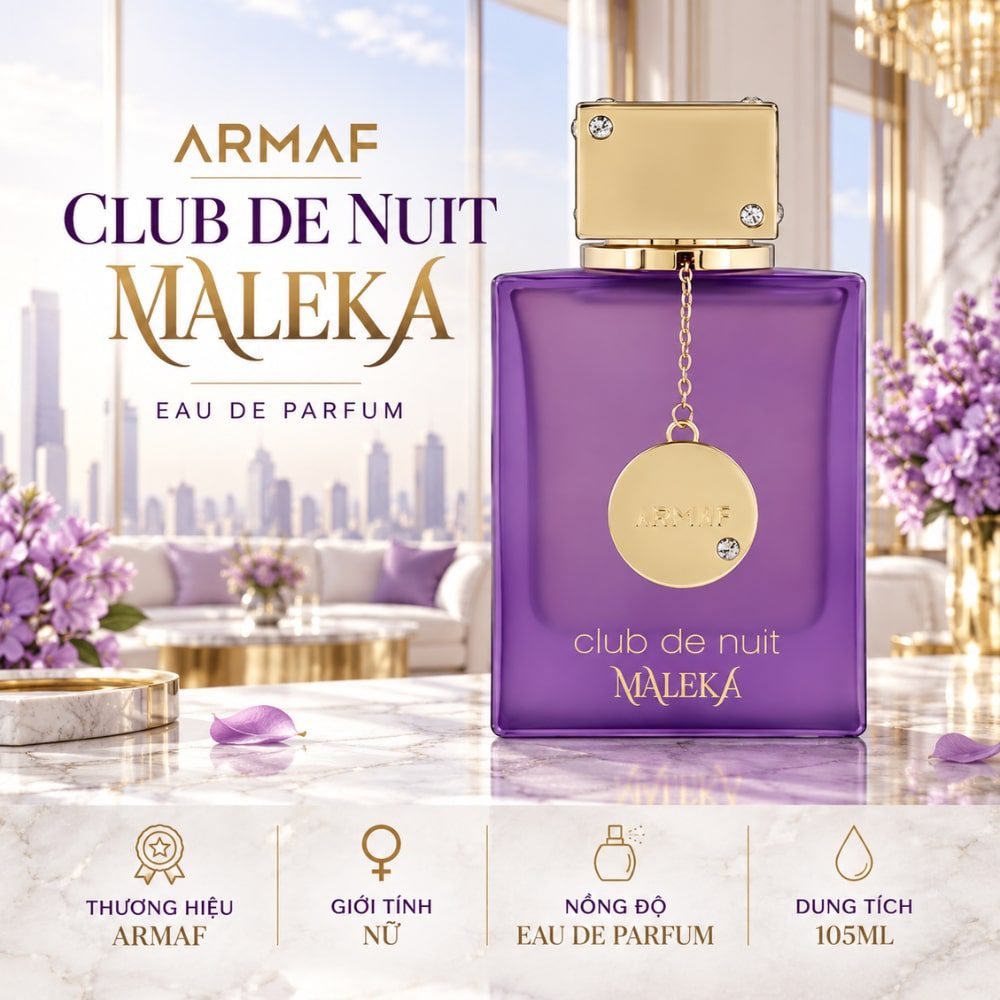 Club De Nuit Maleka EDP 105ml 24 Authentic Perfume Armaf Club De Nuit Maleka EDP _ Tiến Perfume