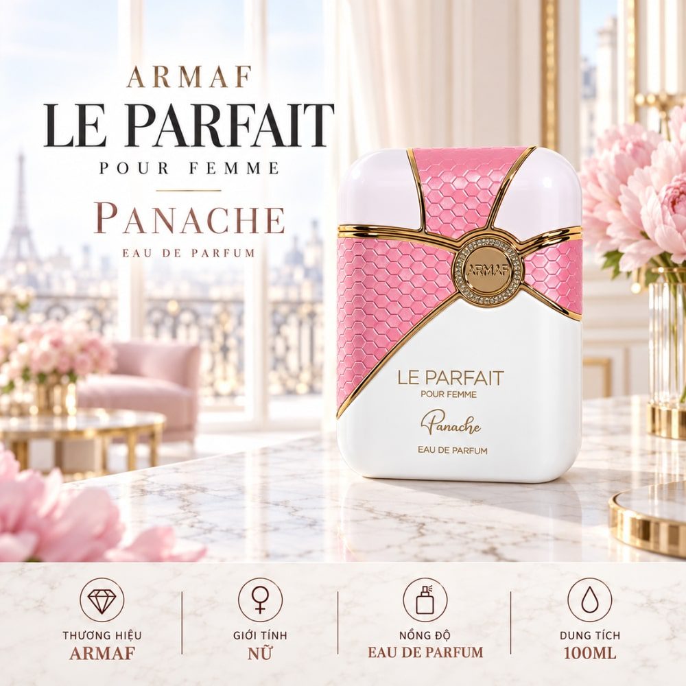 Armaf Le Parfait Panache Pour Femme EDP 24 Authentic Perfume Armaf Le Parfait Pour Femme Panache EDP _ Tiến Perfume