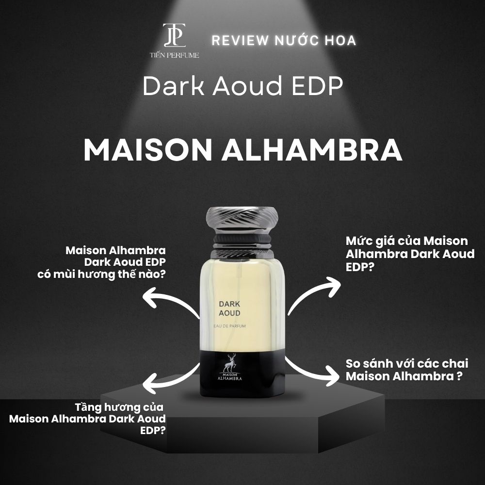 Review nước hoa Maison Alhambra Dark Aoud EDP 1 Review nước hoa Maison Alhambra Dark Aoud EDP _ Tiến Perfume