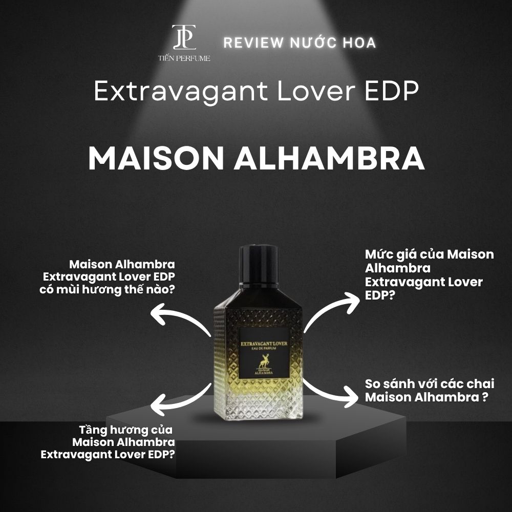 Review nước hoa Maison Alhambra Extravagant Lover EDP 1 Review nước hoa Maison Alhambra Extravagant Lover EDP _ Tiến Perfume