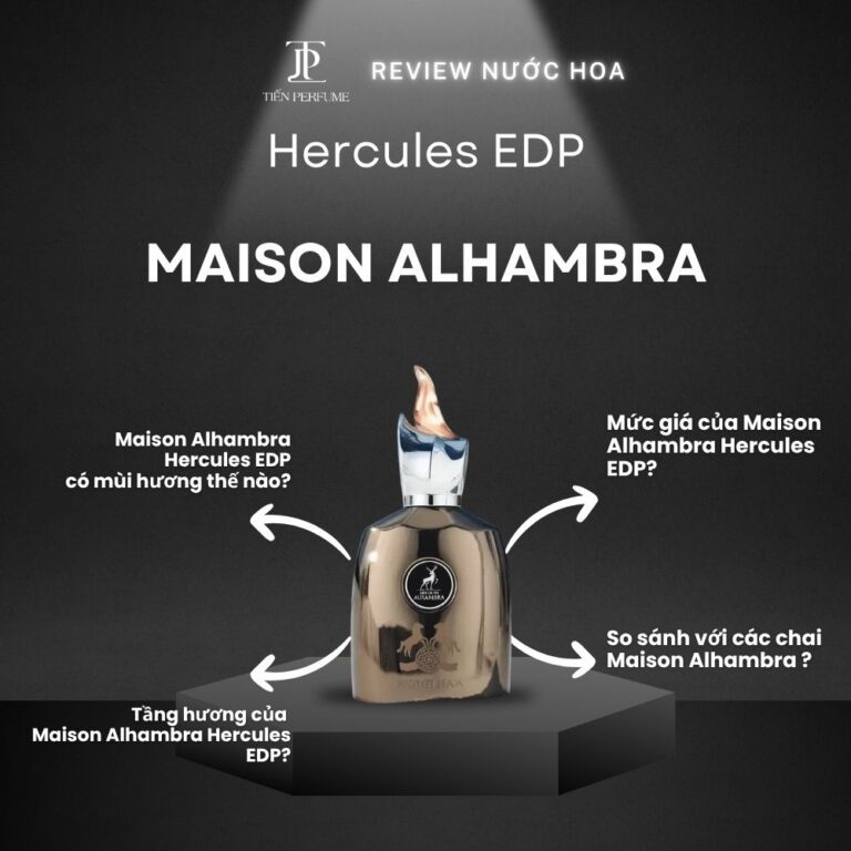 Review nước hoa Maison Alhambra Hercules EDP _ Tiến Perfume