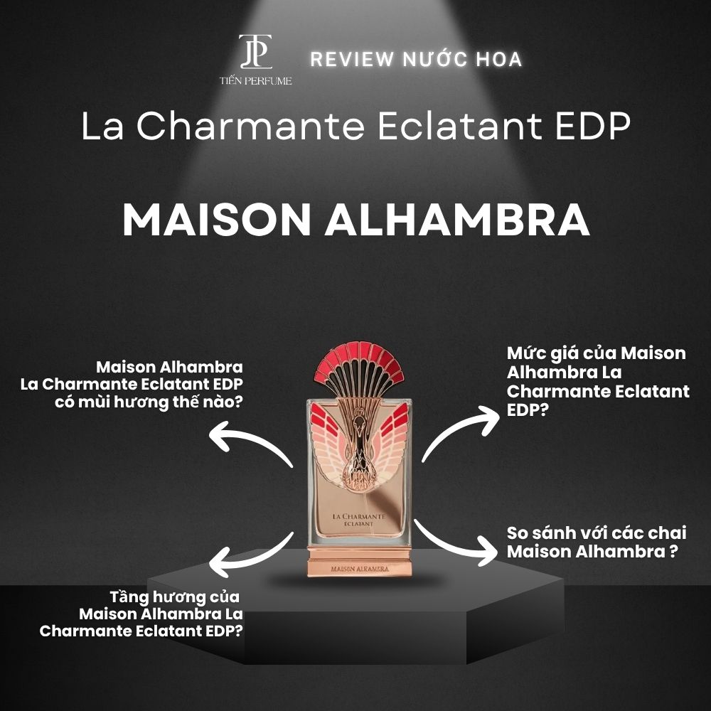 Review nước hoa Maison Alhambra La Charmante Eclatant EDP 1 Review nước hoa Maison Alhambra La Charmante Eclatant EDP _ Tiến Perfume