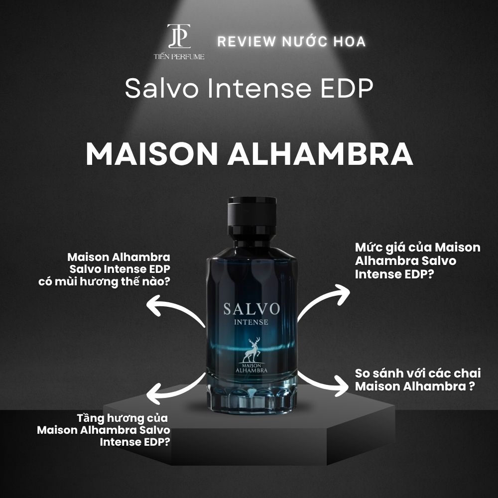 Review nước hoa Maison Alhambra Salvo Intense EDP _ Tiến Perfume