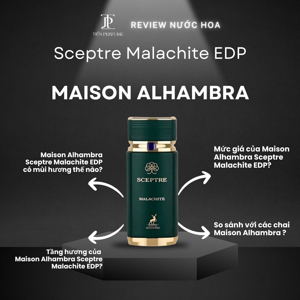 Review nước hoa Maison Alhambra Sceptre Malachite EDP _ Tiến Perfume