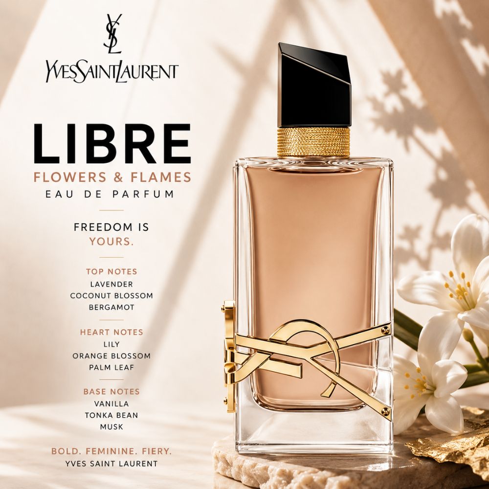 Yves Saint Laurent YSL Libre Flowers & Flames 19 Authentic Perfume Libre Flowers & Flames Yves Saint Laurent _ Tiến Perfume