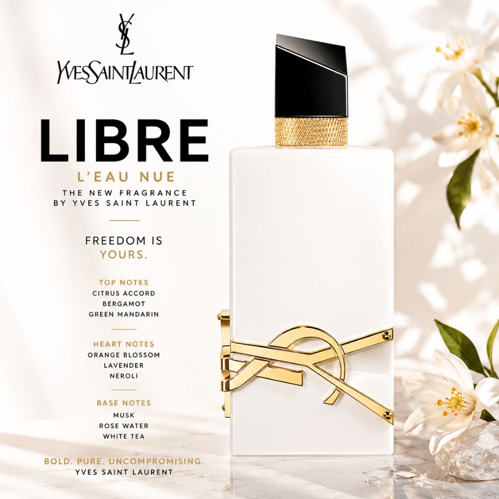 Yves Saint Laurent YSL Libre L’eau Nue EDP 22 Authentic Perfume Libre L’Eau Nue Yves Saint Laurent _ Tiến Perfume