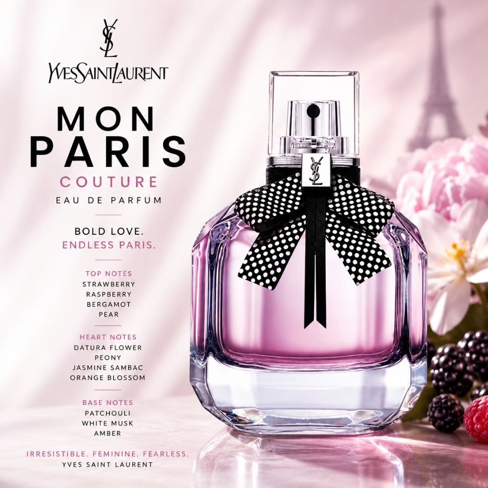 Yves Saint Laurent YSL Mon Paris Couture EDP 30 Authentic Perfume Mon Paris Couture Yves Saint Laurent _ Tiến Perfume