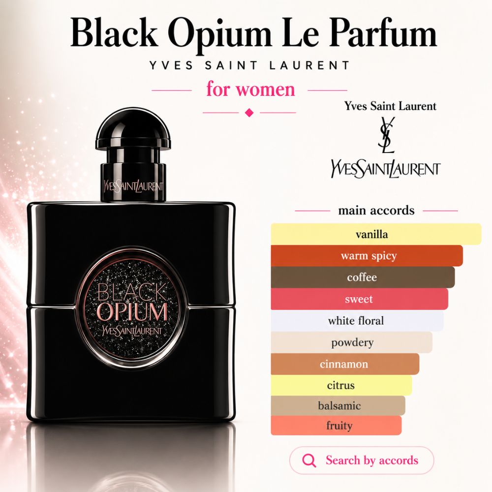Yves Saint Laurent Black Opium Le Parfum 25 Mùi hương Nước hoa Black Opium Le Parfum Yves Saint Laurent _ Tiến Perfume