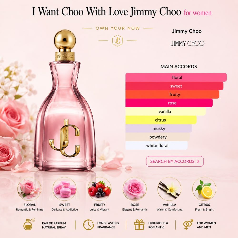 Jimmy Choo I Want Choo With Love 29 Mùi hương Nước hoa Jimmy Choo I Want Choo With Love _ Tiến Perfume