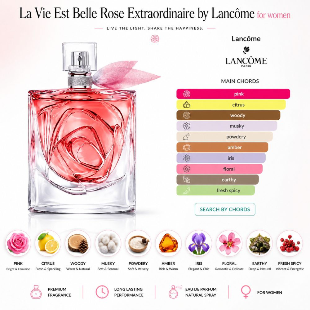 Lancome La Vie Est Belle Rose Extraordinaire EDP 24 Mùi hương Nước hoa Lancome La Vie Est Belle Rose Extraordinaire EDP _ Tiến Perfume