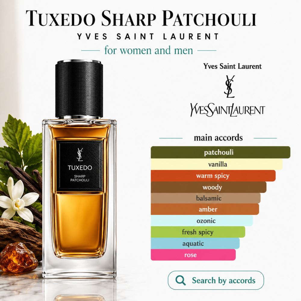 YSL Tuxedo Sharp Patchouli EDP 23 Mùi hương Nước hoa Tuxedo Sharp Patchouli Yves Saint Laurent _ Tiến Perfume