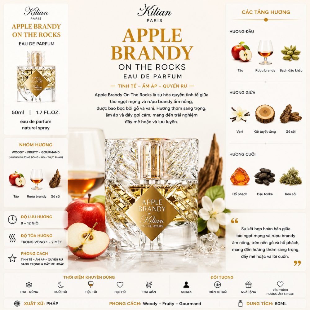 Kilian Apple Brandy 17 Thông tin Kilian Apple Brandy _ Tiến Perfume