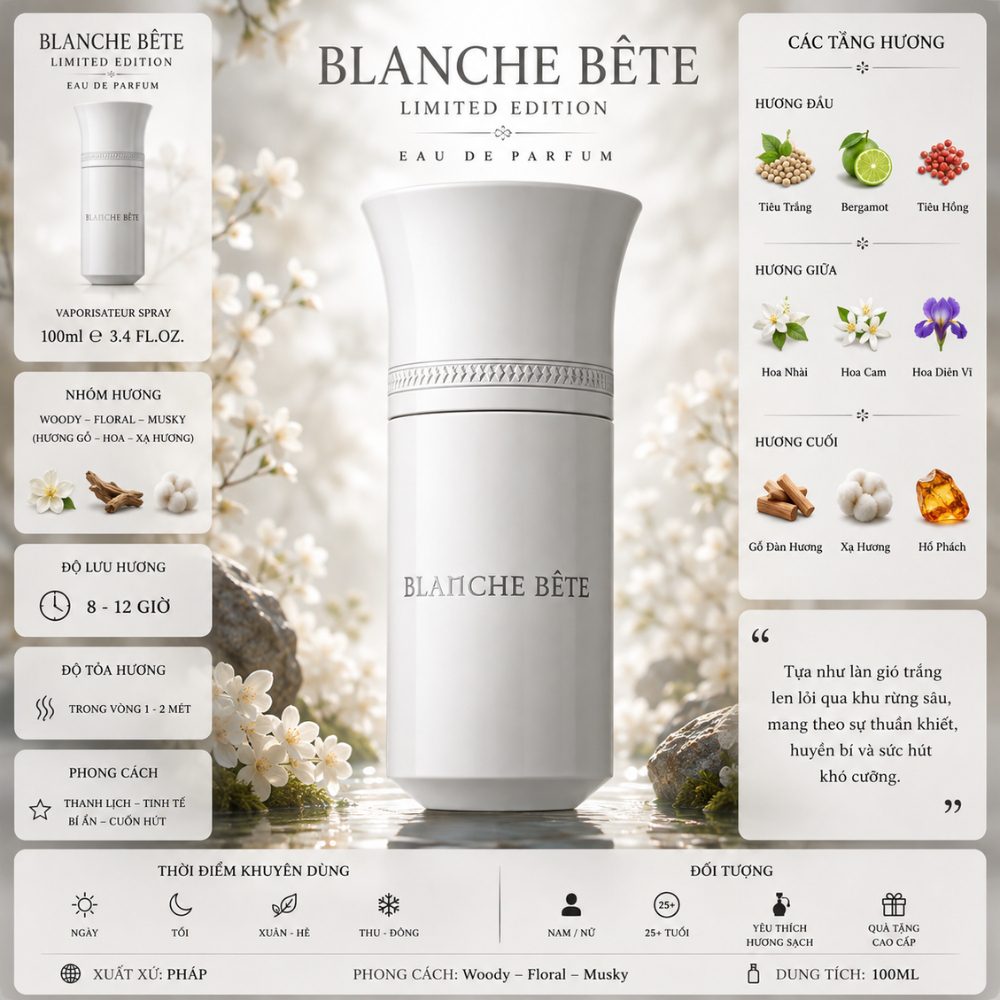 nLes Liquides Imaginaires Blanche Bête Limited 17 Thông tin Les Liquides Imaginaires Blanche Bête Limited _ Tiến Perfume