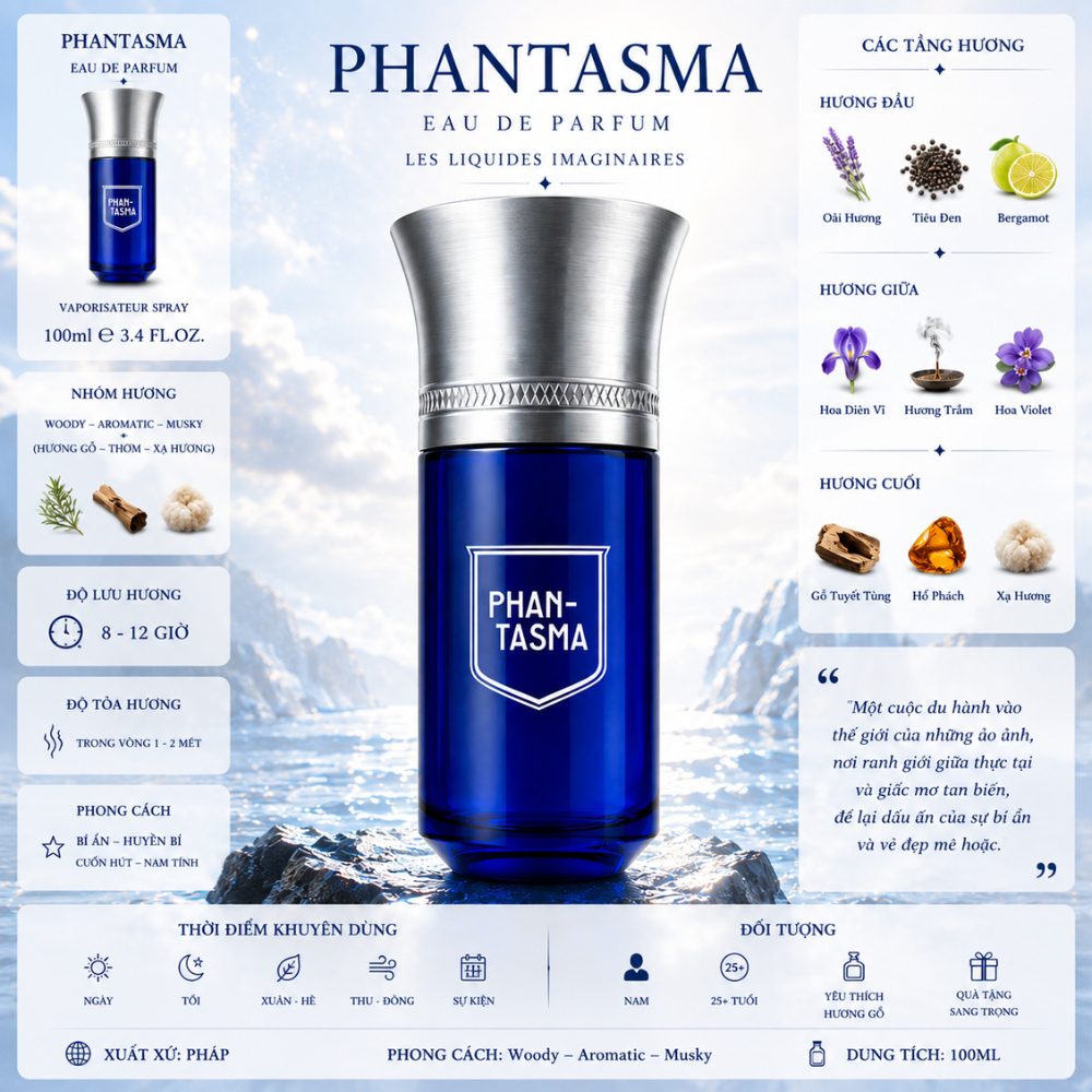 Les Liquides Imaginaires Phantasma 17 Thông tin Les Liquides Imaginaires Phantasma _ Tiến Perfume
