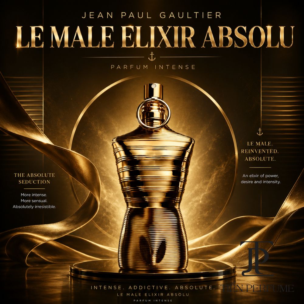 Jean Paul Gaultier Le Male Elixir Absolu 23 Authentic Perfume Jean Paul Gaultier Le Male Elixir Absolu _ Tiến Perfume
