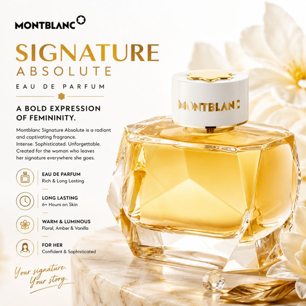 Montblanc Signature Absolue EDP 28 Authentic Perfume Montblanc Signature Absolue EDP Signature vàng _ Tiến Perfume