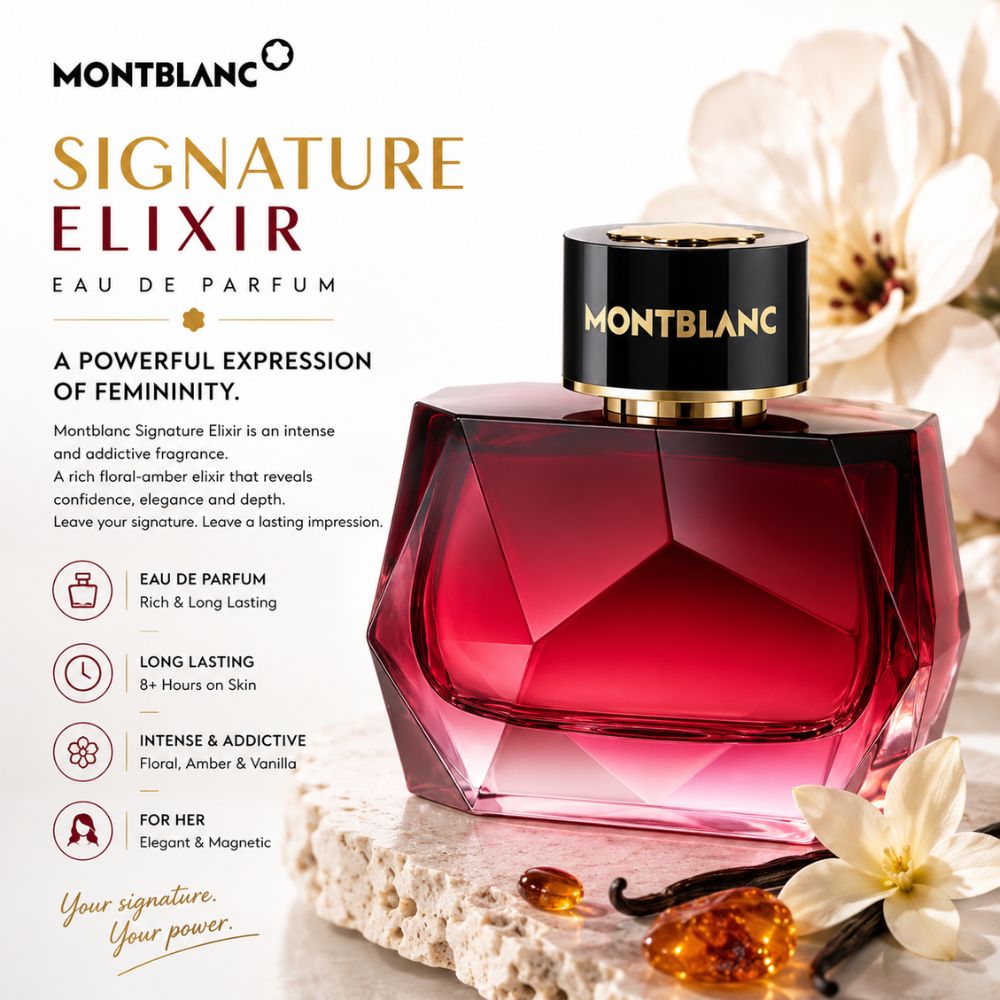 Montblanc Signature Elixir 30 Authentic Perfume Montblanc Signature Elixir - Signature Elixir đỏ _ Tiến Perfume