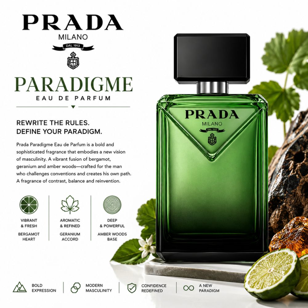 Prada Paradigme EDP 24 Authentic Perfume Prada Paradigme EDP _ Tiến Perfume