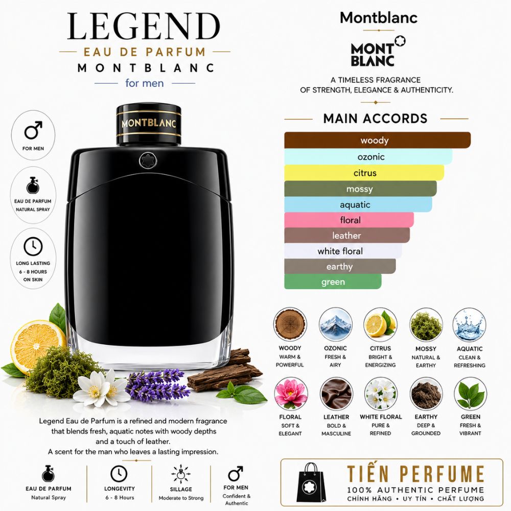 Montblanc Legend EDP 25 Mùi hương Nước hoa Montblanc Legend EDP _ Tiến Perfume
