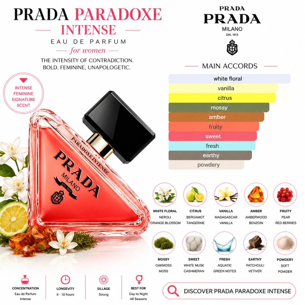 Prada Paradoxe Intense 29 Mùi hương Nước hoa Prada Paradoxe Intense EDP _ Tiến Perfume
